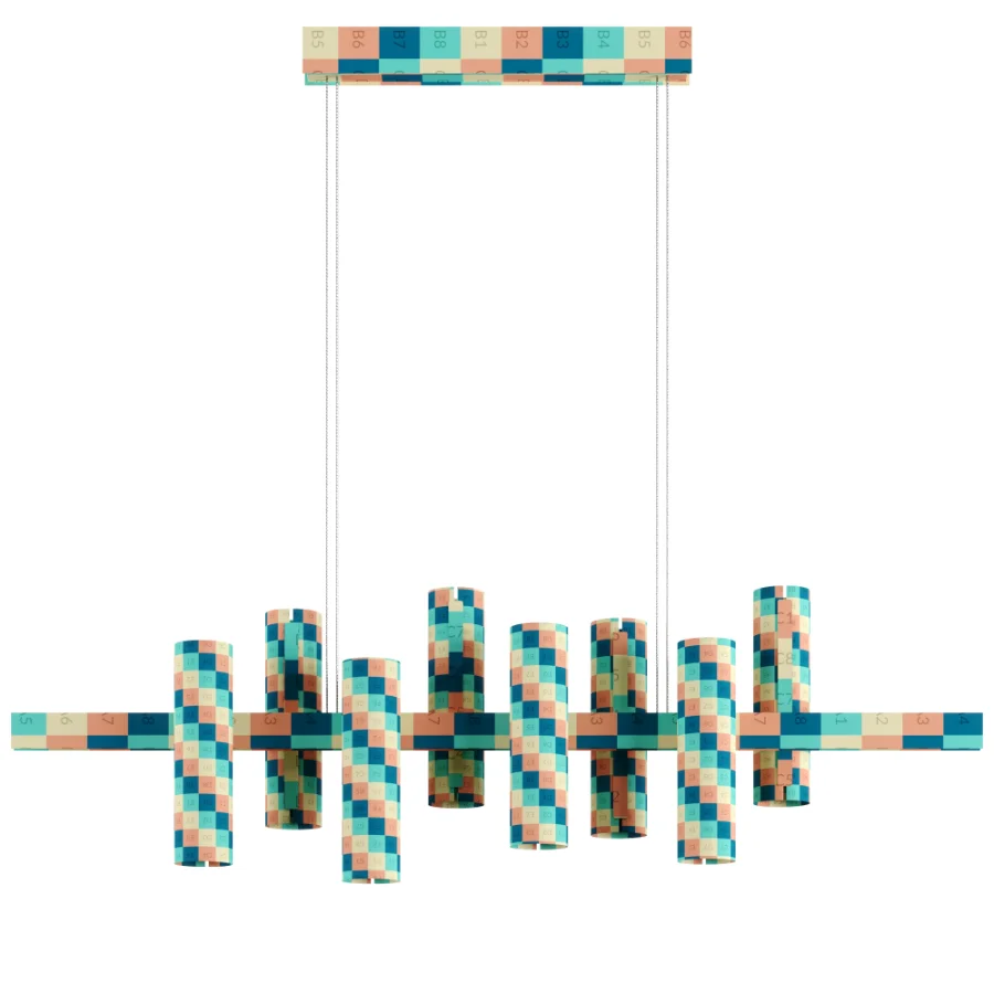 Black Note Keys Pendant Lamp by LZF Image 5