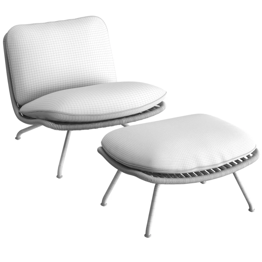 Pattie Cord Outdoor Armchair Image 7