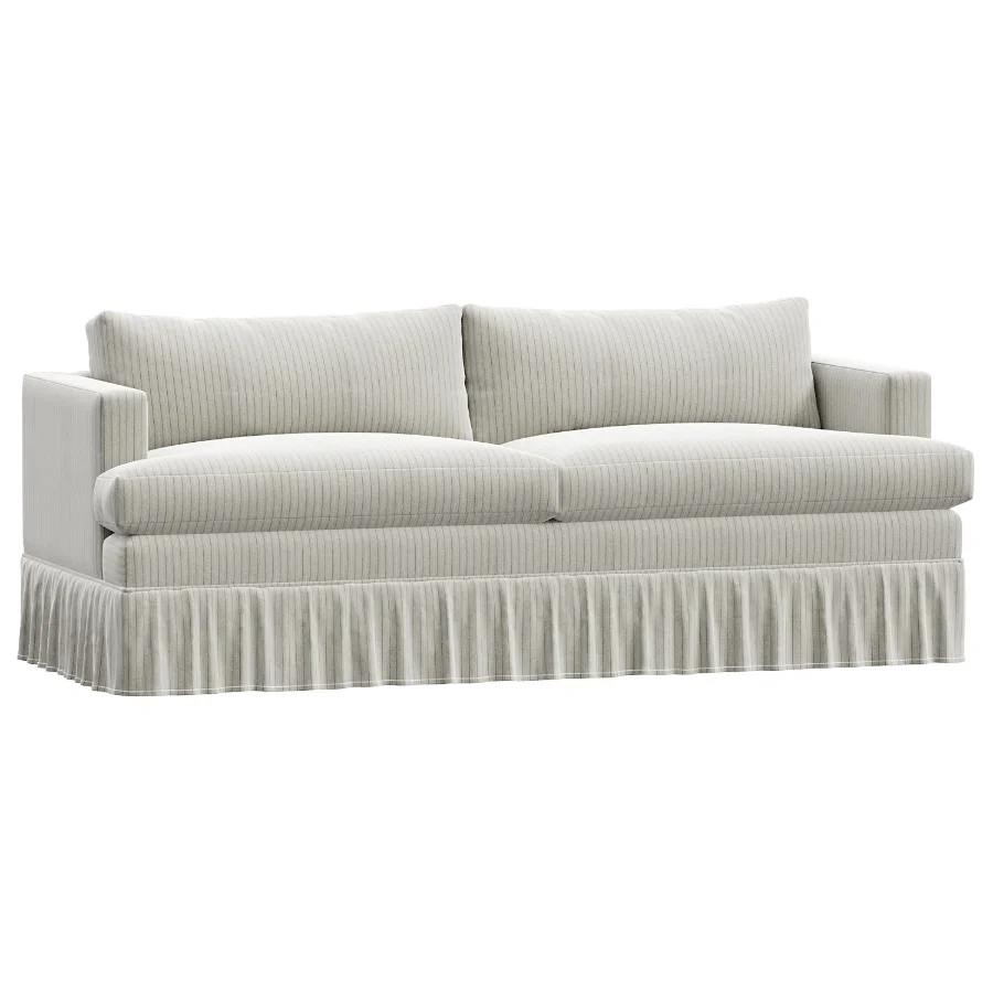 Bowen Sorrento Stripe Ruffle Sofa Image 1