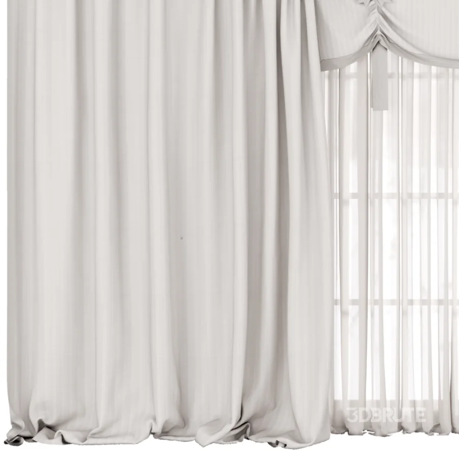 Silk and Cotton-Curtain Set 106 Image 4