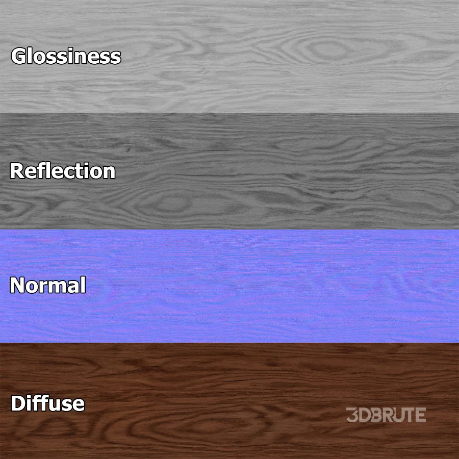 Wood Material 03 – Palisander Santos Veneer Image 4