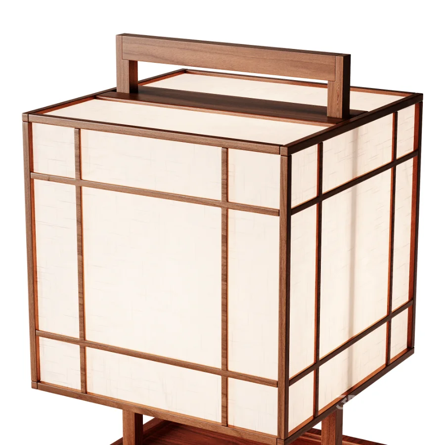 Japanese style floor lamp 02 Image 8