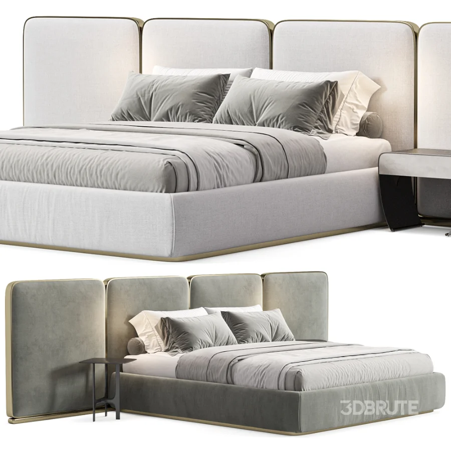 Gem Upholstered King Queen Bed 2 Image 3