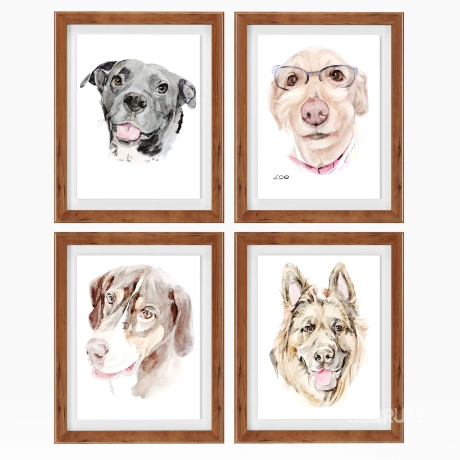 D157 Happy Pet Art Image 1
