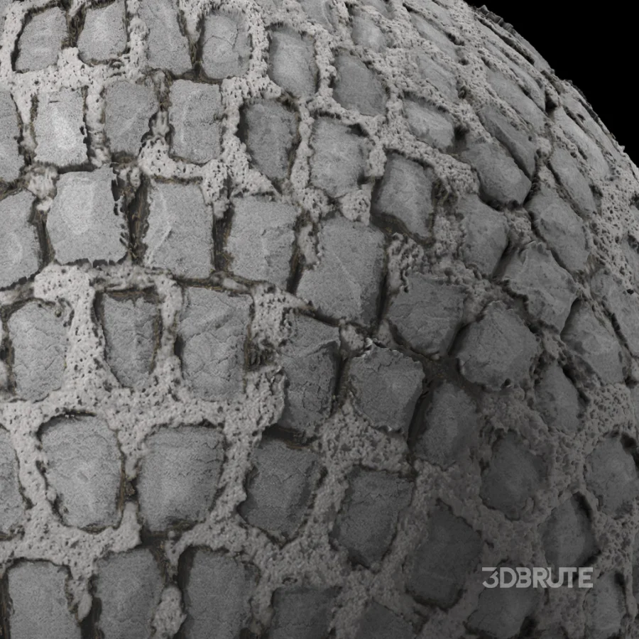 D284 Stone Pavement – Pbr 4k Seamless Image 2