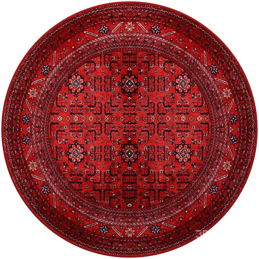Classic Round Rug Image 3