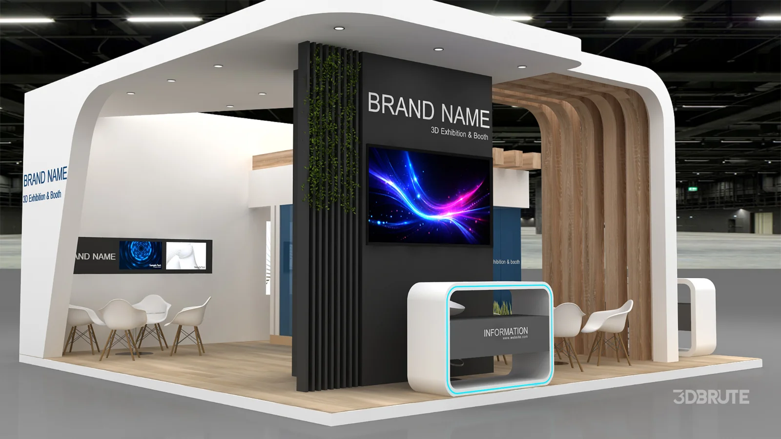 Exhibition Booth 3D Model Image 6