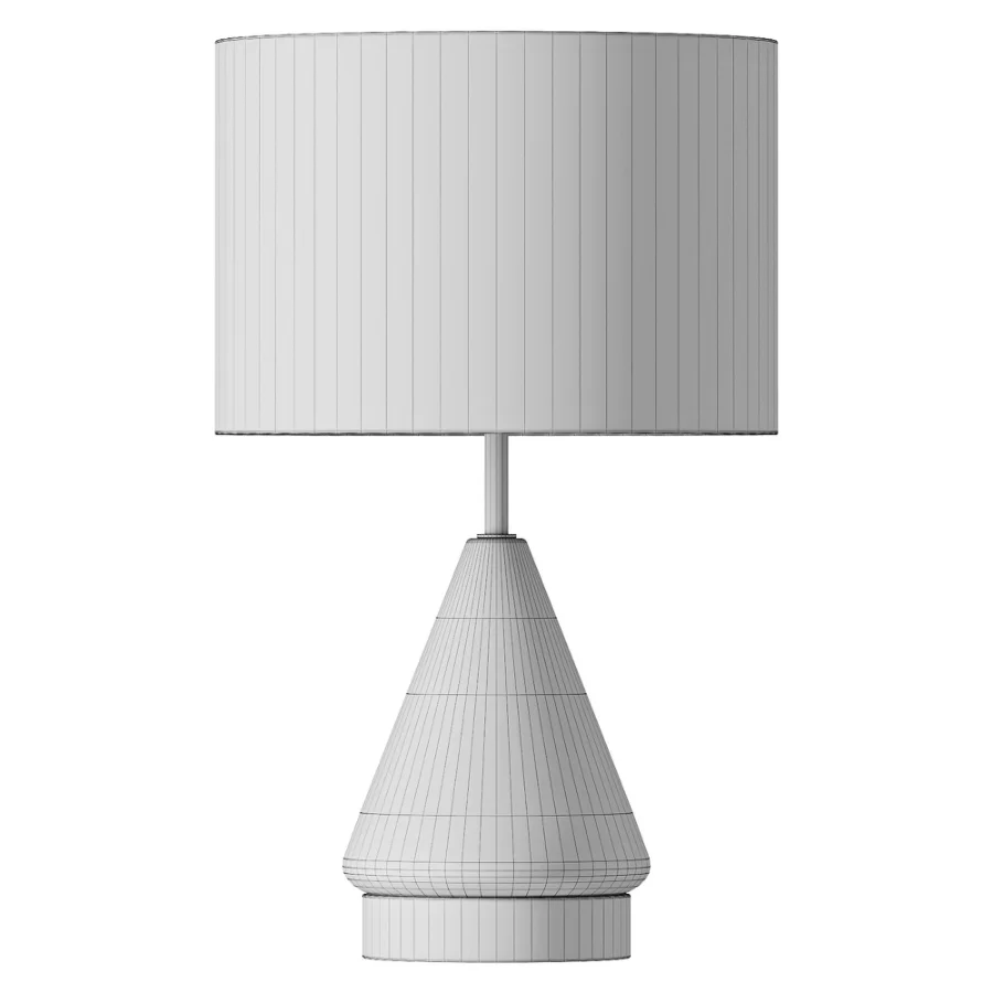 Metalized Glass USB Table Lamp Image 3