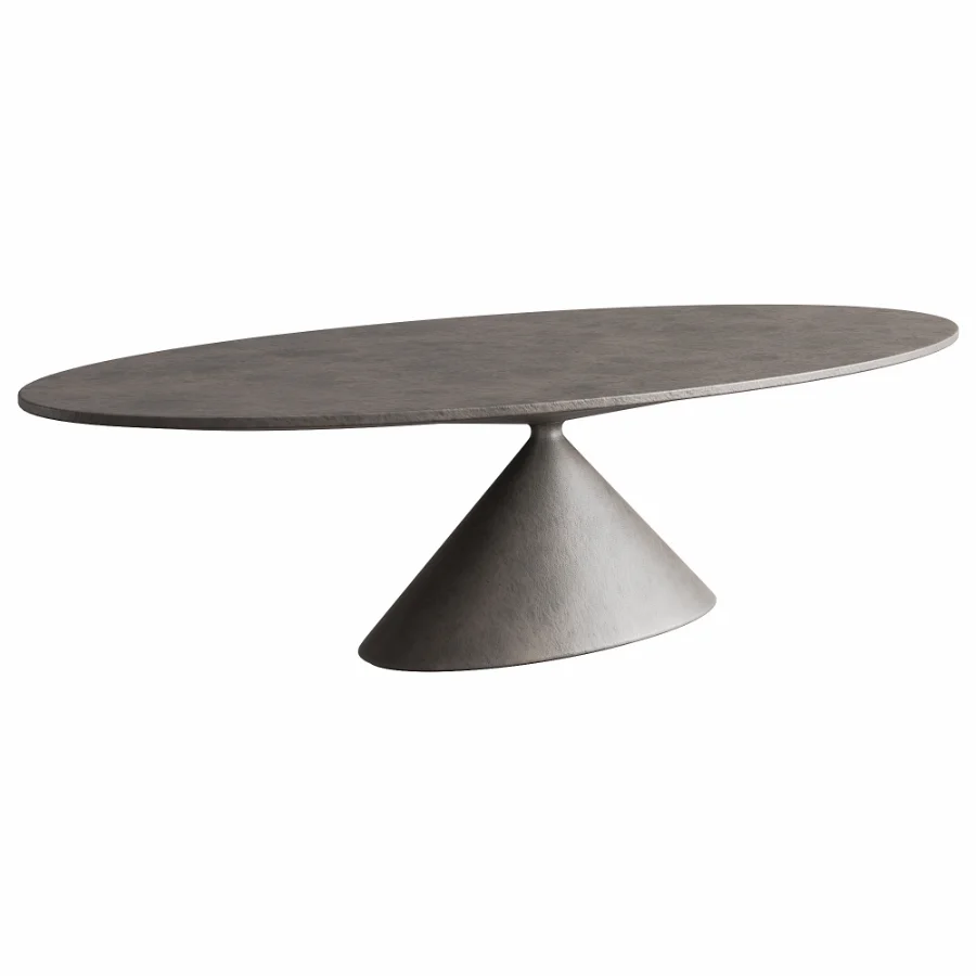 Maxi Clay Oval Dining Table By Desalto Image 2