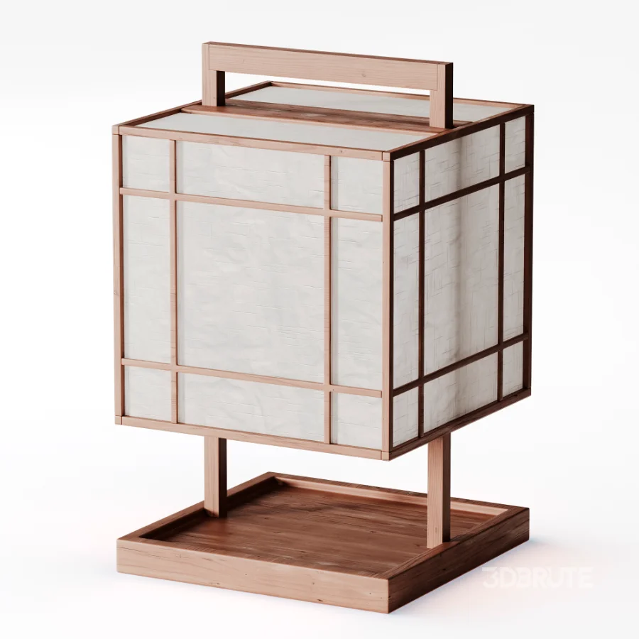 Japanese style floor lamp 02 Image 6