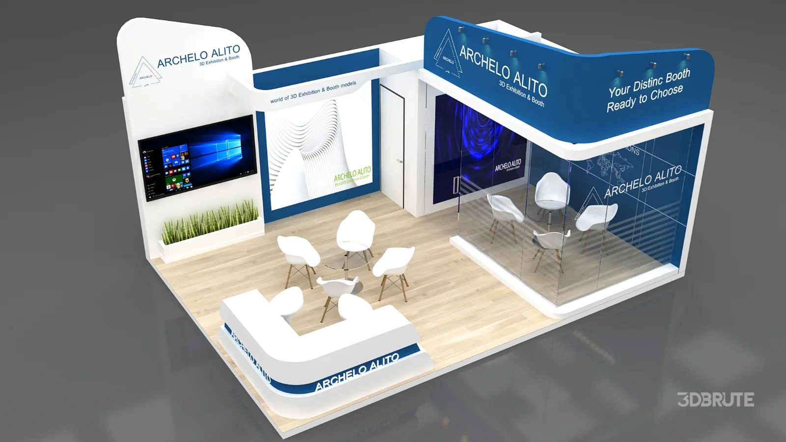 exhibition 3d model Image 5