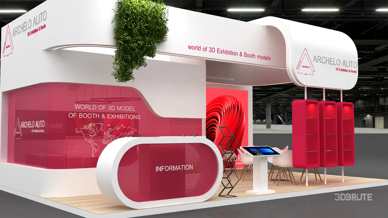 3D Exhibition Booth Model Image 5