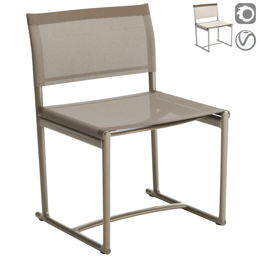 Mirto Outdoor Chair without Armrest Image 1