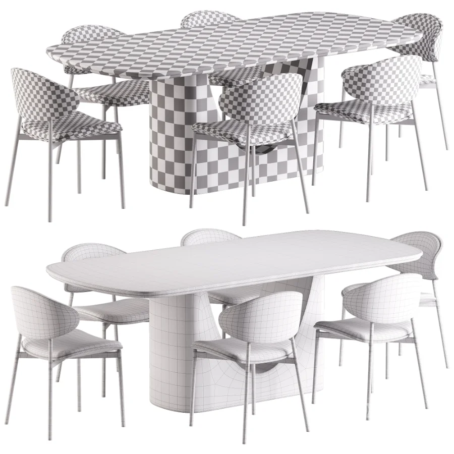 Lars Chair and Arcen Table Image 6