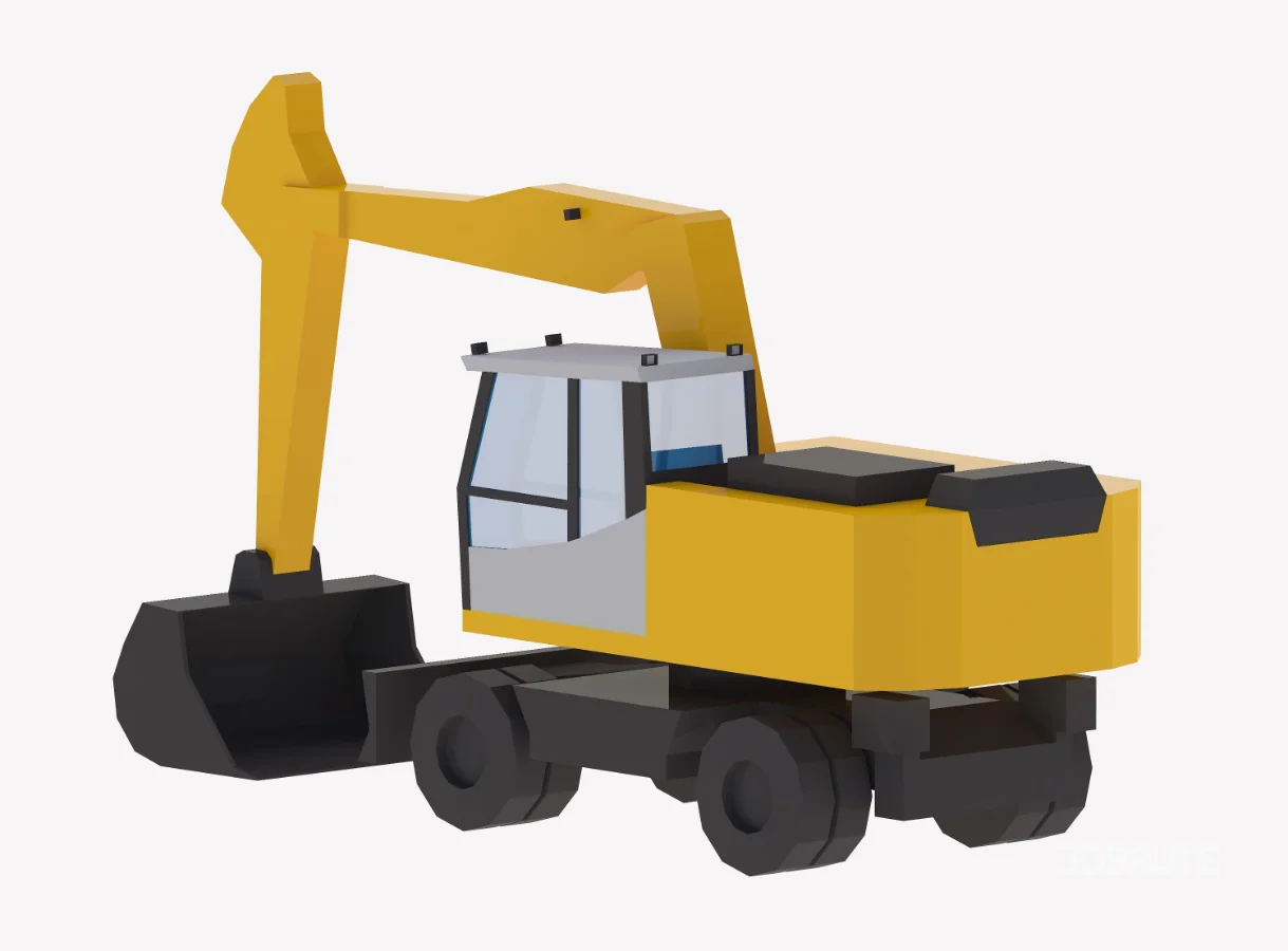 Excavator Construction Loader A920 Simplified Image 1