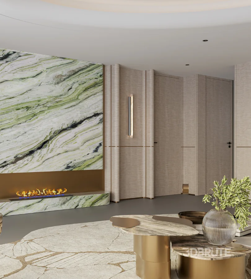 Luxury living room and dining room Image 12