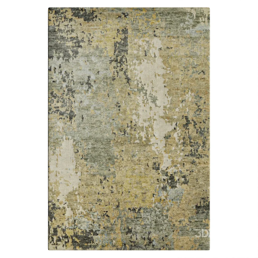 Gaastra Wool Abstract Area Rug in Beige Image 2