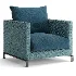 Ray Outdoor Fabric Armchair - Thumbnail 5