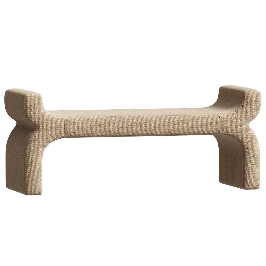 Wrought Studio Cleve Fabric Bench Image 2