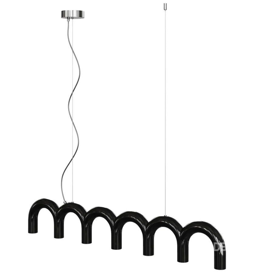 Arch Straight Pendant Light by Olbure Image 2