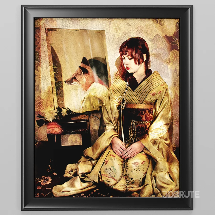D165 KITSUNE Canvas print Image 1