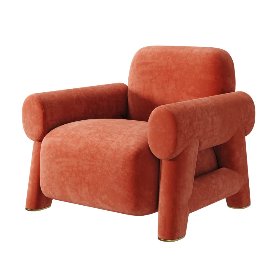 Modern style Lugar Nefertiti armchair Image 4