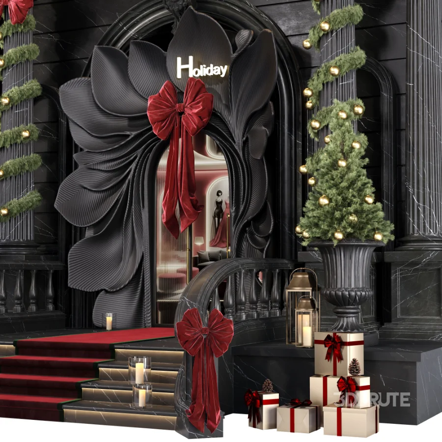 Christmas Entrance Decoration 02 Image 3