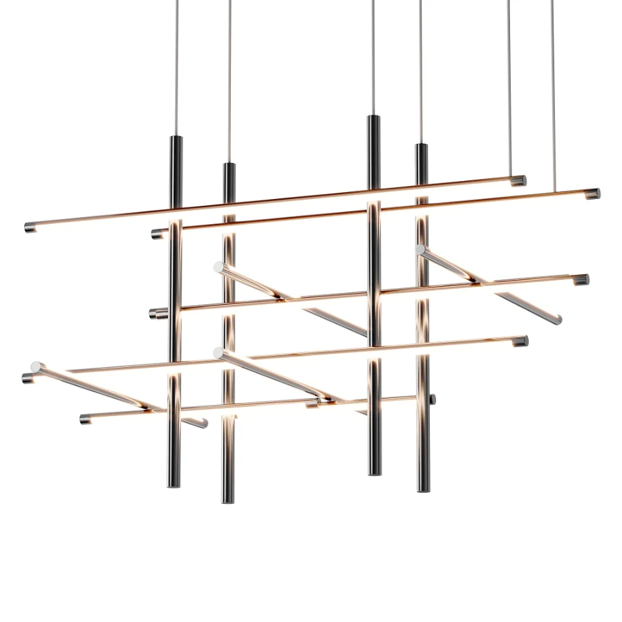 Labyrinth Intersections LED Chandelier Image 7