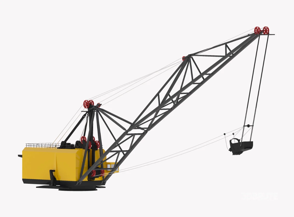 Excavator Dragline Crane Simplified ES11-70 Image 2