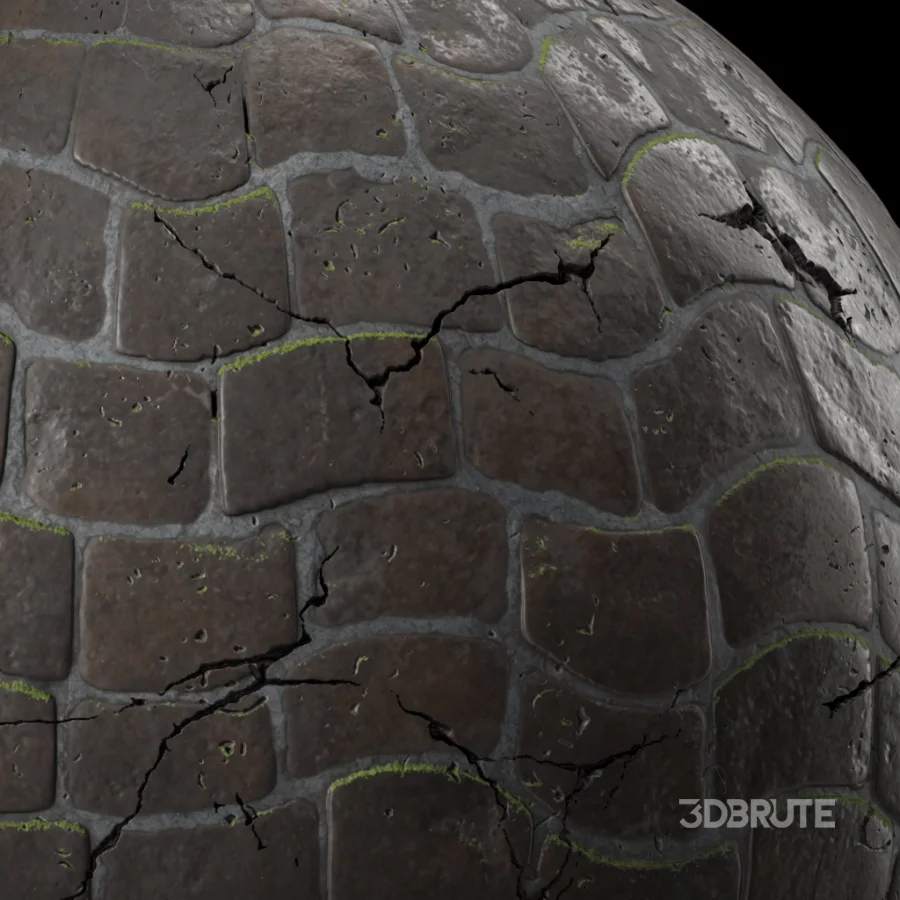 D288 Stone Pavement – Pbr 4k Seamless Image 4