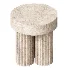 Isabella Round Marble Side Table - Thumbnail 2