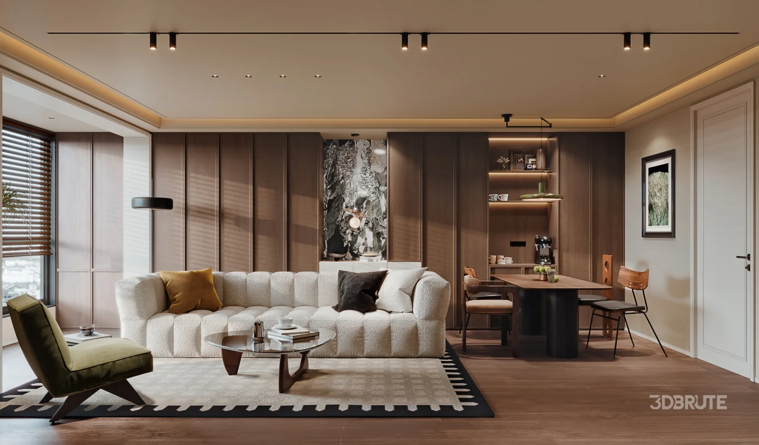 living room dining room Image 1