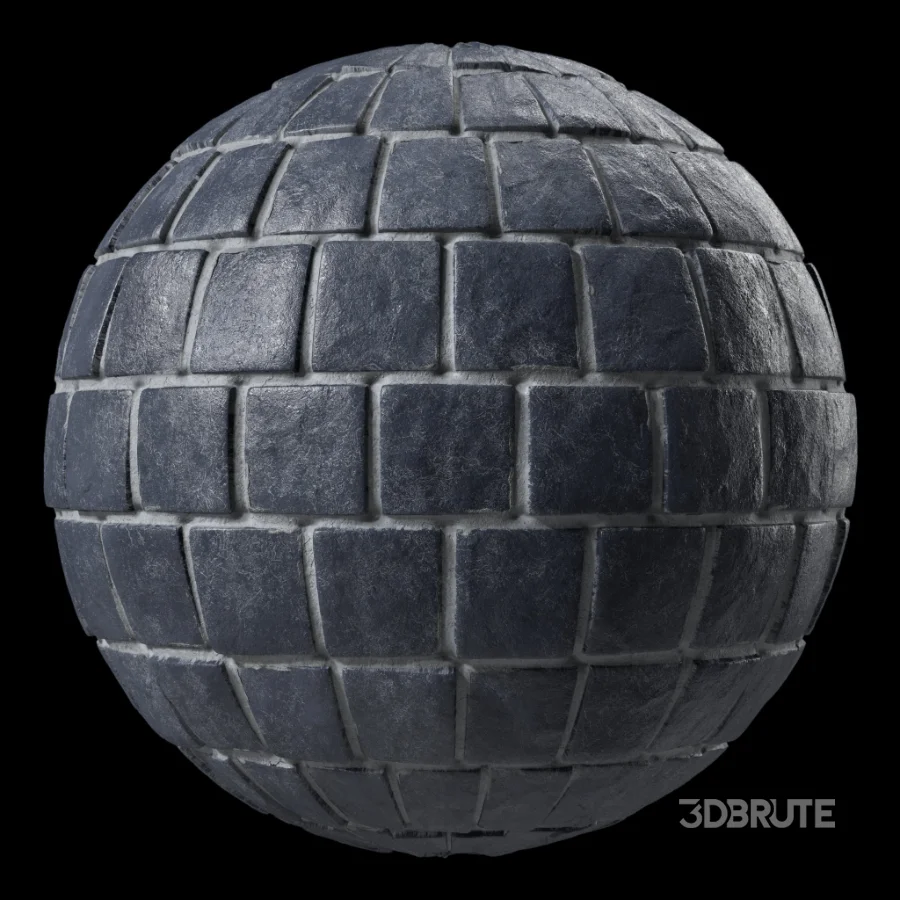 D313 Decorative Slat Stone wall – Sbsar Pbr 4k Seamless Image 1