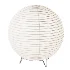 Round LED Japanese Style Lantern Rice Paper Desk Lamp - Thumbnail 2