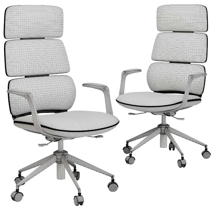 Vegan Leather Office Chair Image 5