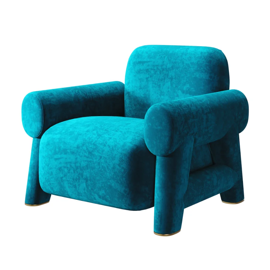 Modern style Lugar Nefertiti armchair Image 1