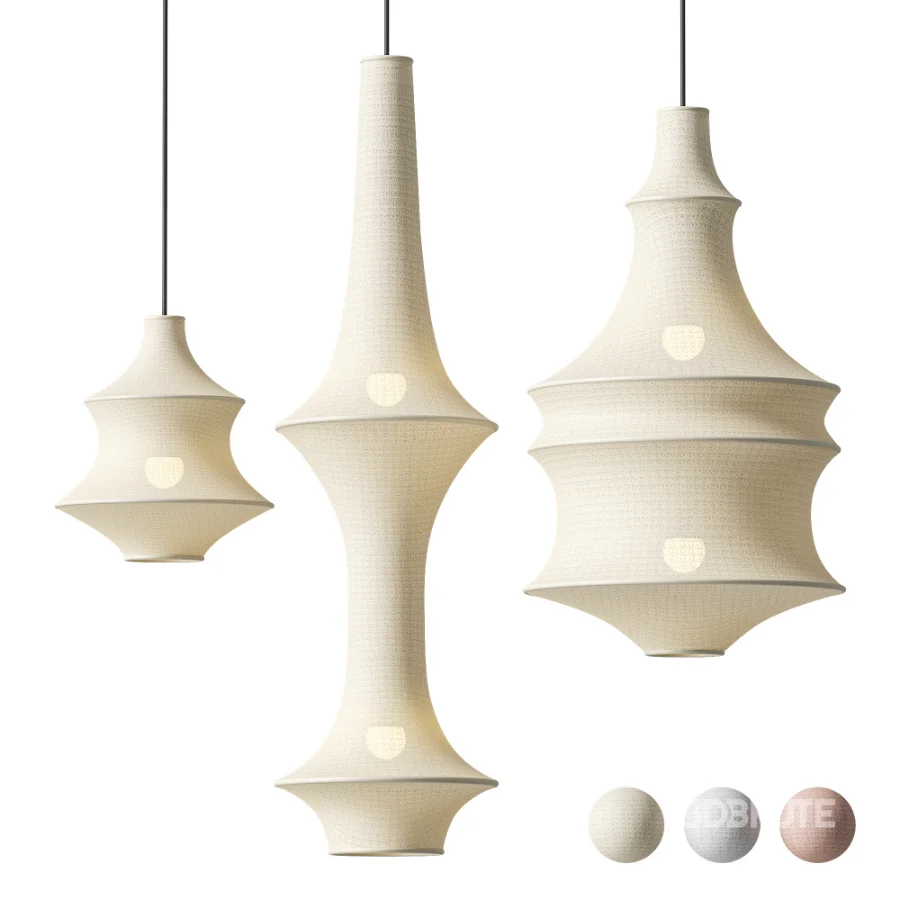 Crochet Pendant Lamps by Hamimi Design Image 1