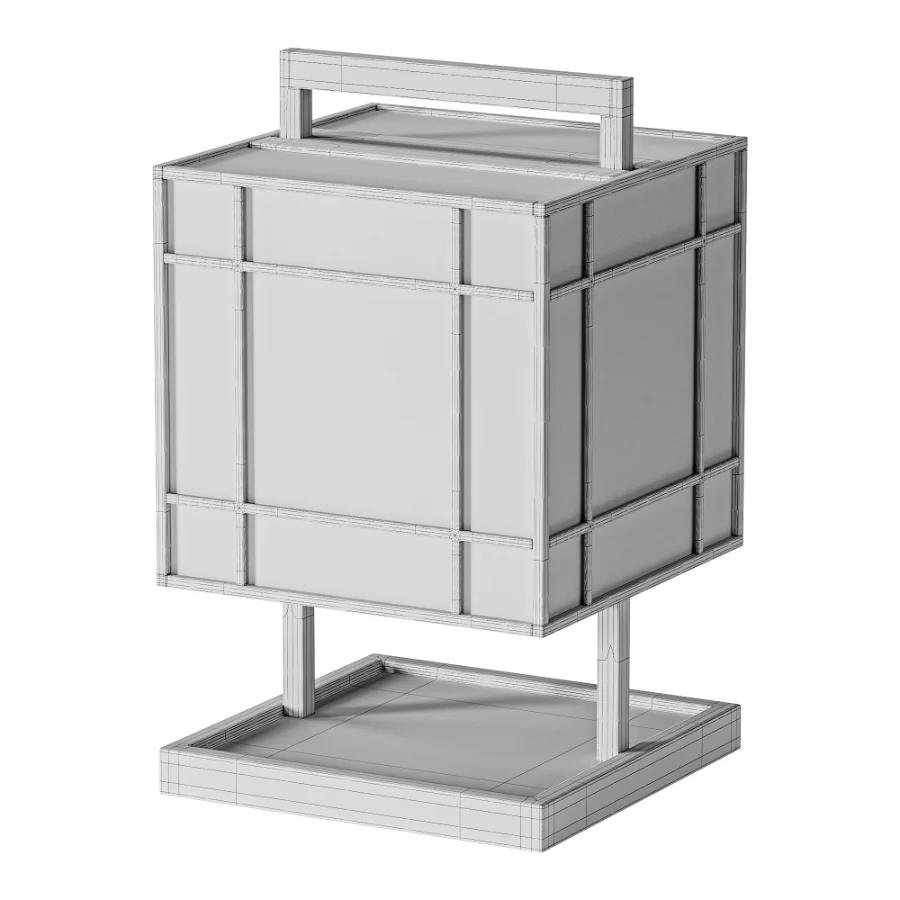 Japanese style floor lamp 02 Image 9