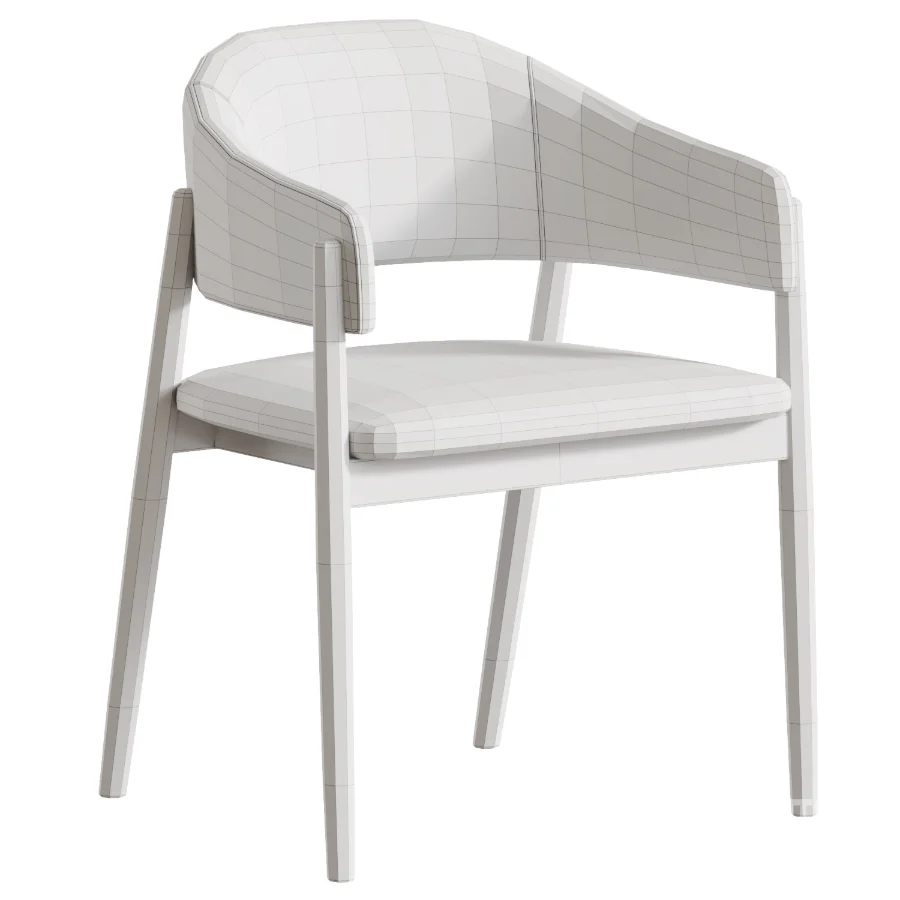 Scaun Gri Tapitat ALBA Image 4