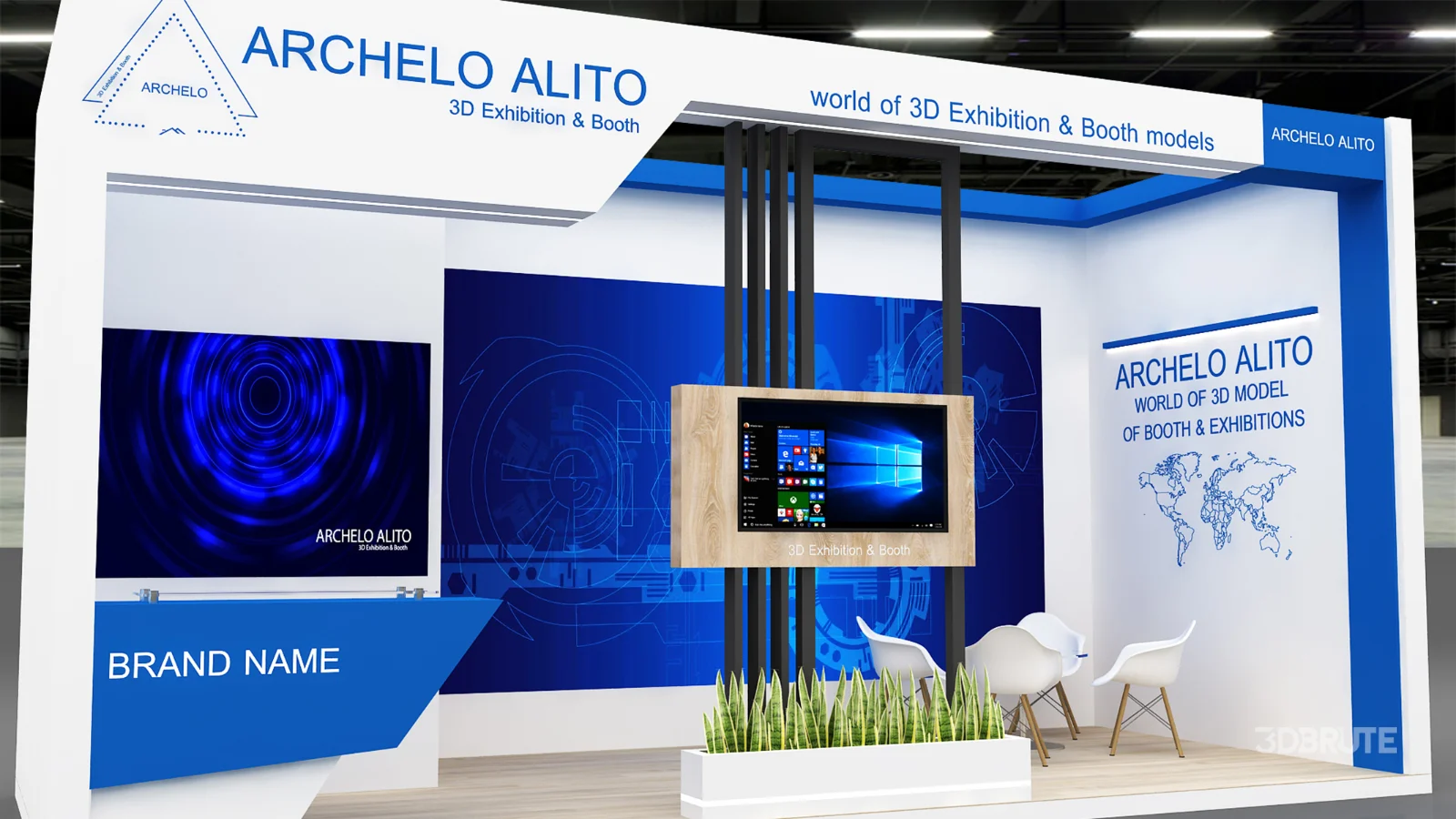 3D Exhibition Booth Model Image 4