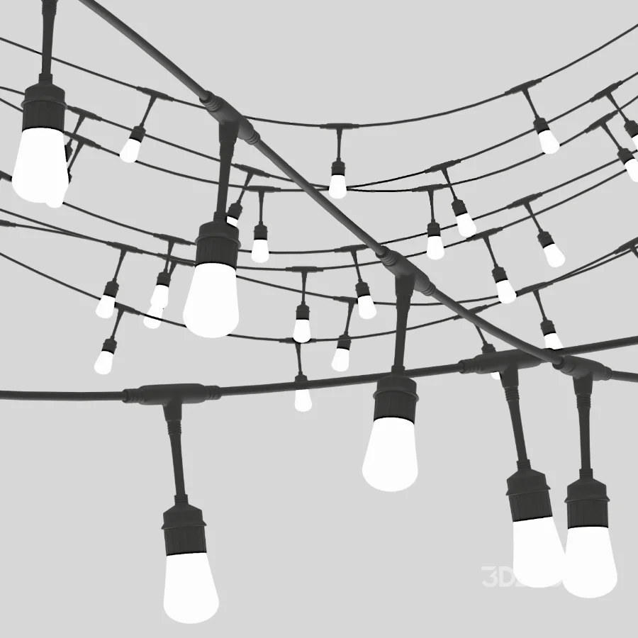 Editable Garland Retro Image 2