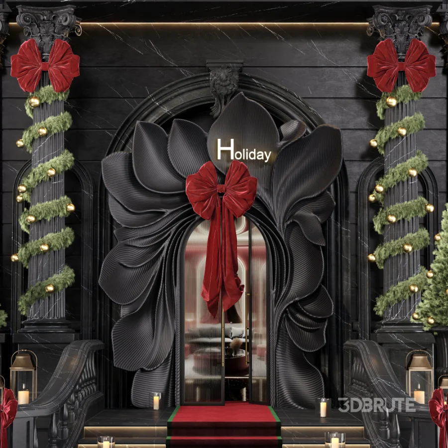 Christmas Entrance Decoration 02 Image 4