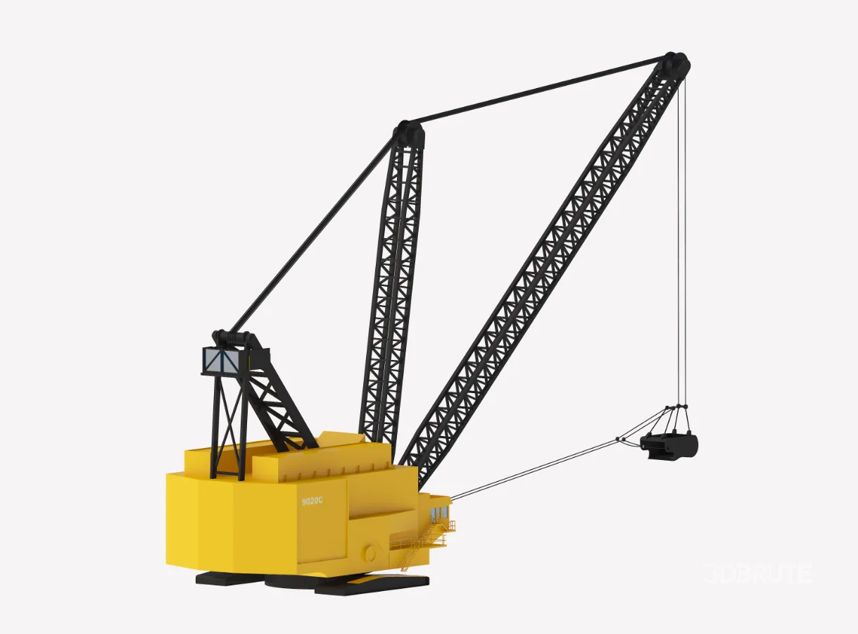 Excavator Dragline Crane 9020 Simplified Image 4