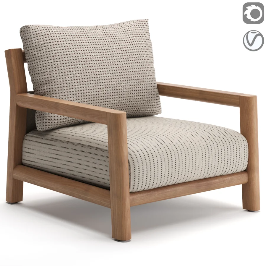 Pablo Outdoor Armchair Image 1