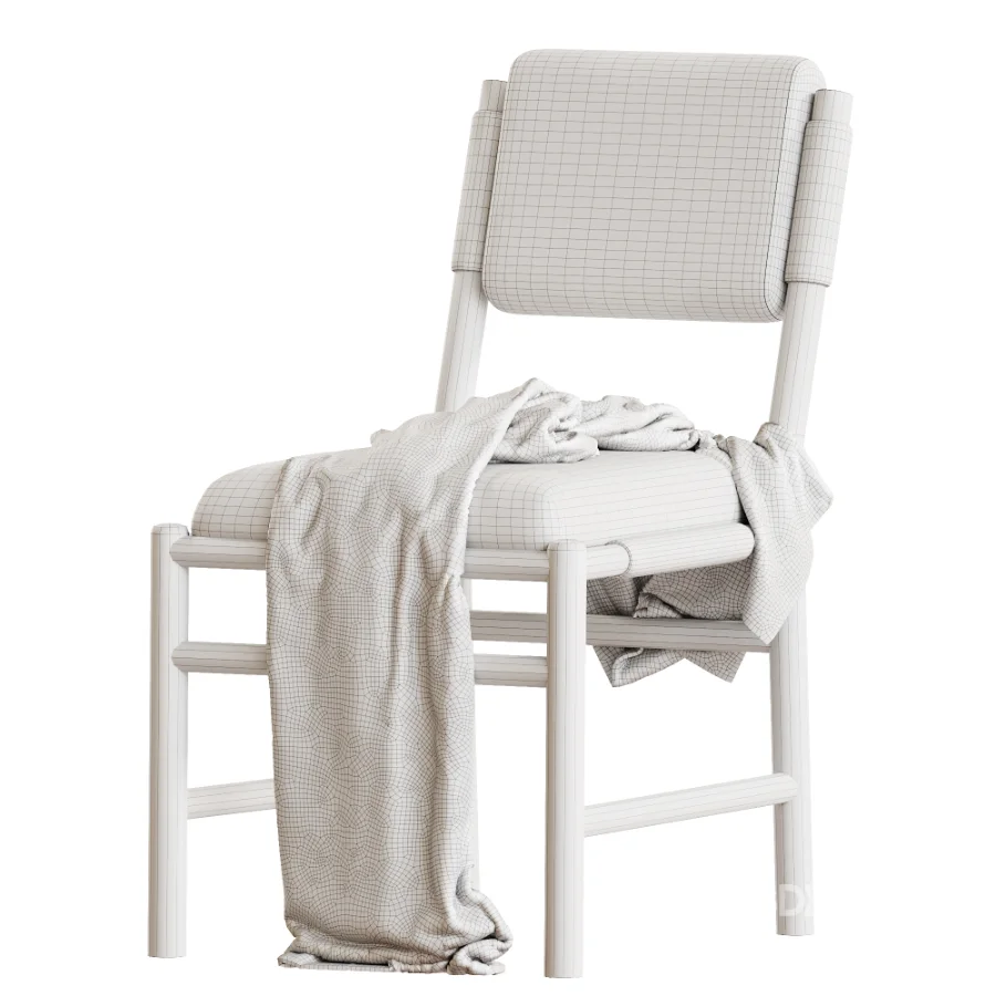 Piper Solid Ash Dining Chair Image 7