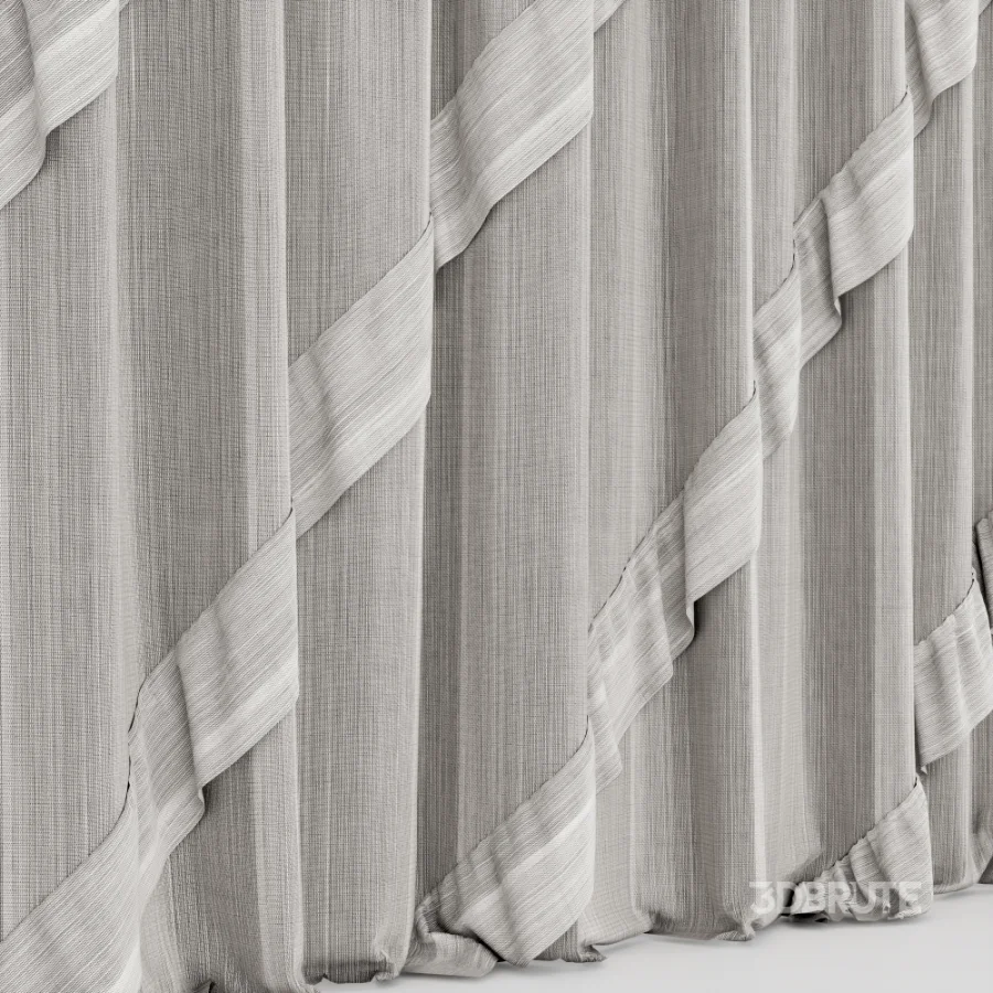 Silk and Cotton Curtain Set 105 Image 3