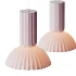 Jeanne Fluted White Porcelain Dome Pendant Light - Thumbnail 7