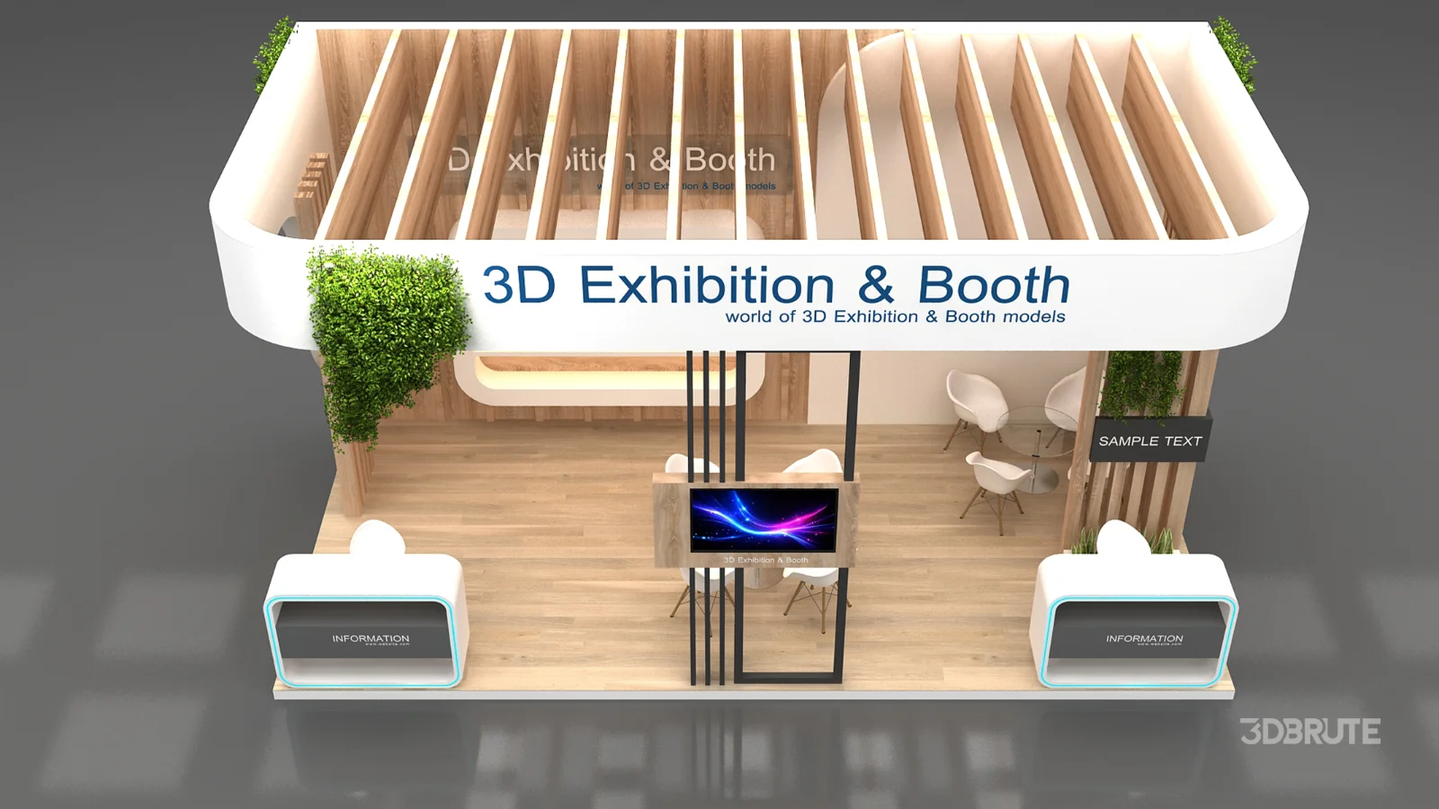 stall booth 3d Image 2
