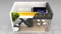 Exhibition Booth 3D Model - Thumbnail 2