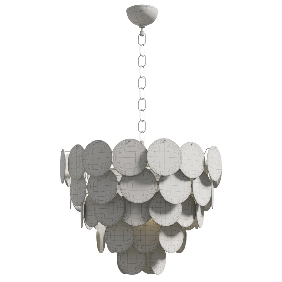 Chandelier Disk 57 murano lamp Image 2
